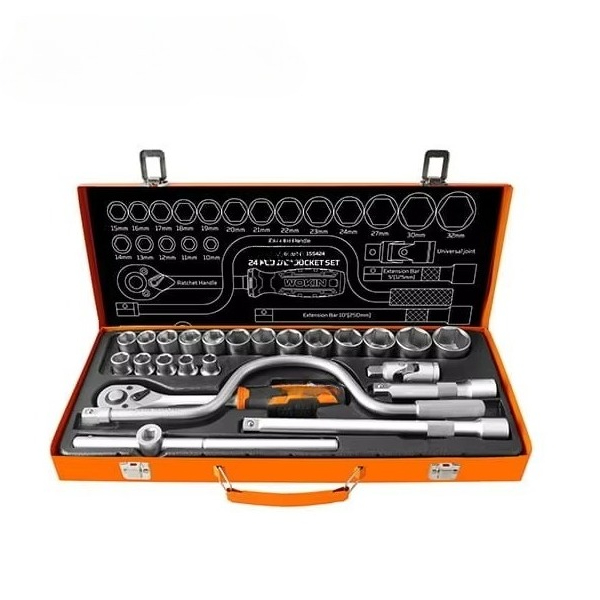 Socket Set - 155424 24-delige 1/2 inch gereedschapssleutelset