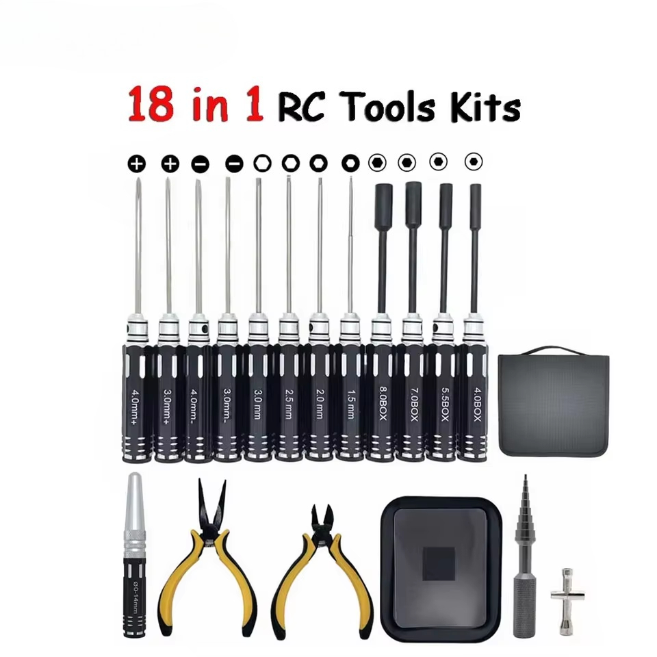 Socket Set - RC gereedschapssets 18 in 1 schroevendraaier